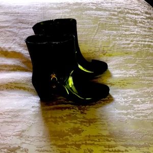 Brand new black rain bootie by Kate Spade.